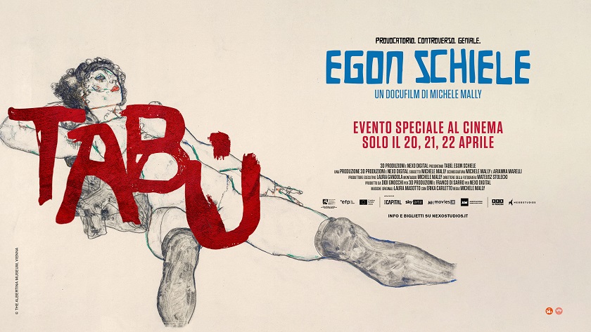 “Nexo Studios La Grande Arte al Cinema” torna nelle sale italiane con una proposta che si preannuncia tanto affascinante quanto culturalmente ricca: “TABÙ. EGON SCHIELE”