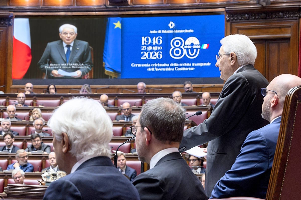 Costituente, la cerimonia dell’unità e le assenze che pesano: Pozzolo e Ziello via da Montecitorio tra flash mob e impegni di partito