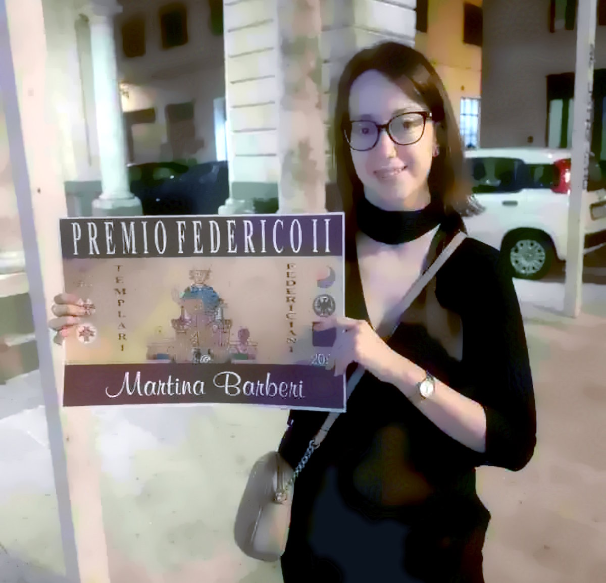La giovane poetessa catanese Martina Rossella Barberi premiata al Premio Federico II di Palazzolo Acreide
