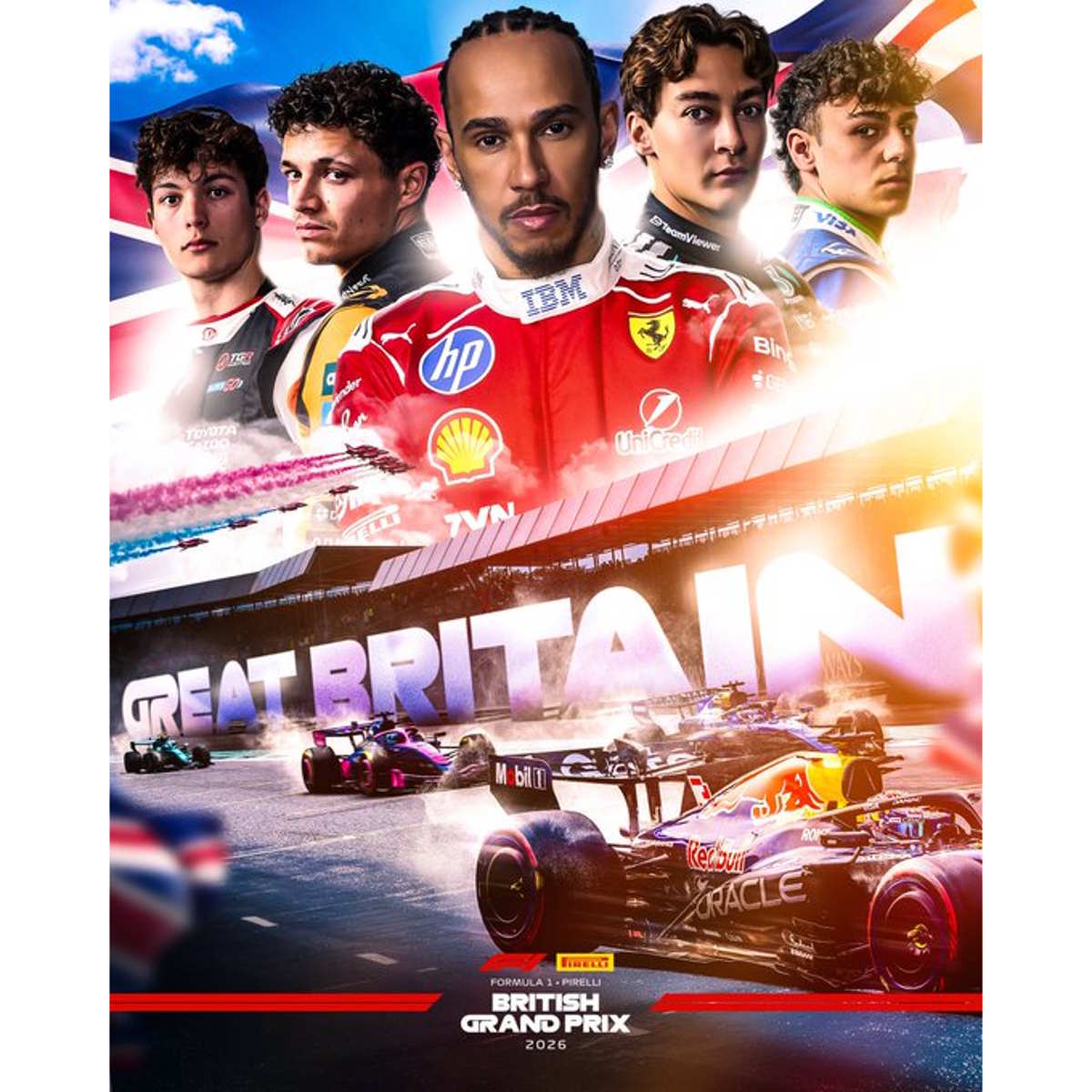 La Formula 1 arriva a Silverstone, 9ª tappa del mondiale 2026